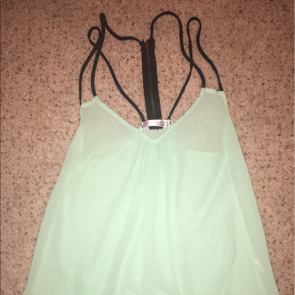 Teal tank top from Agaci