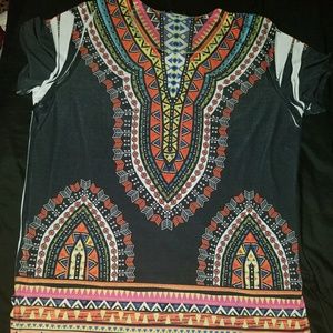 Black Dashiki Shirt