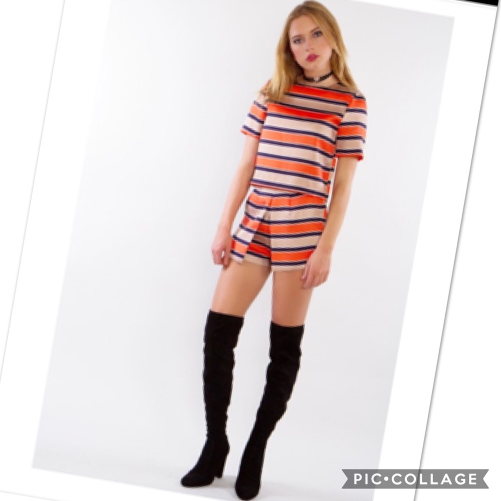 Stripe shorts