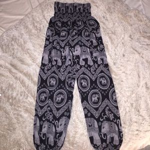 ON HOLD- Elephant pants worn once