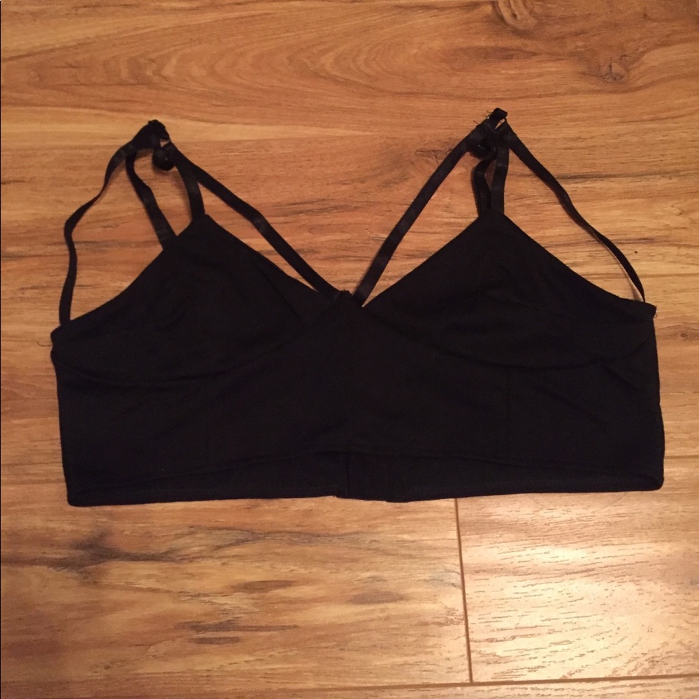 Strappy Black Bralette