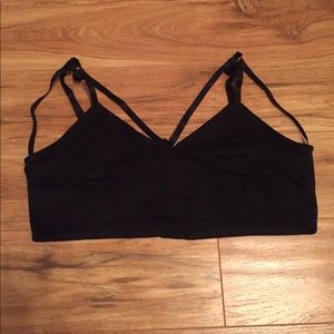 Strappy Black Bralette