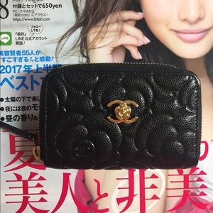 Chanel card holder coin purse
