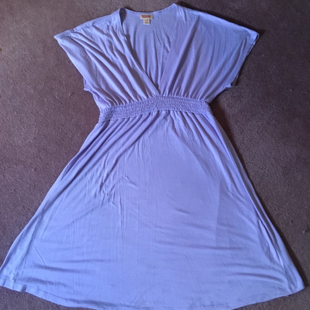 NWOT Lavender Purple Kimono Dress
