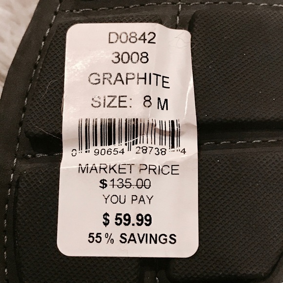 Saks Fifth Avenue Women's Graphite/Black Flats - Picture 3 of 4