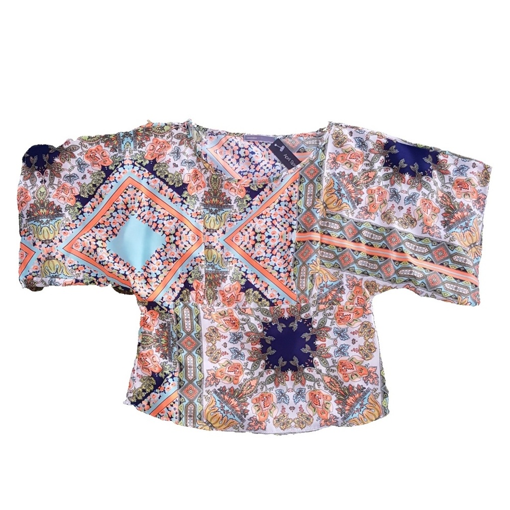 Colorful Dolman top - very cute!!