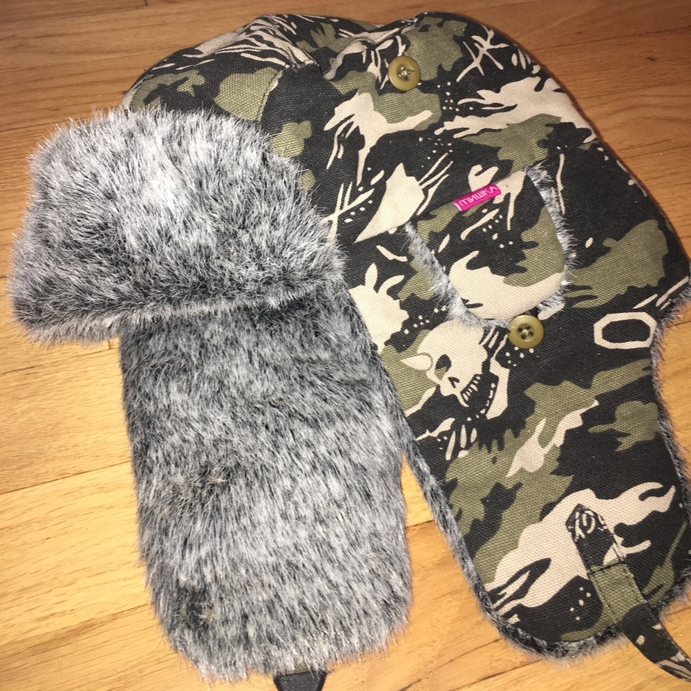 camo winter hat