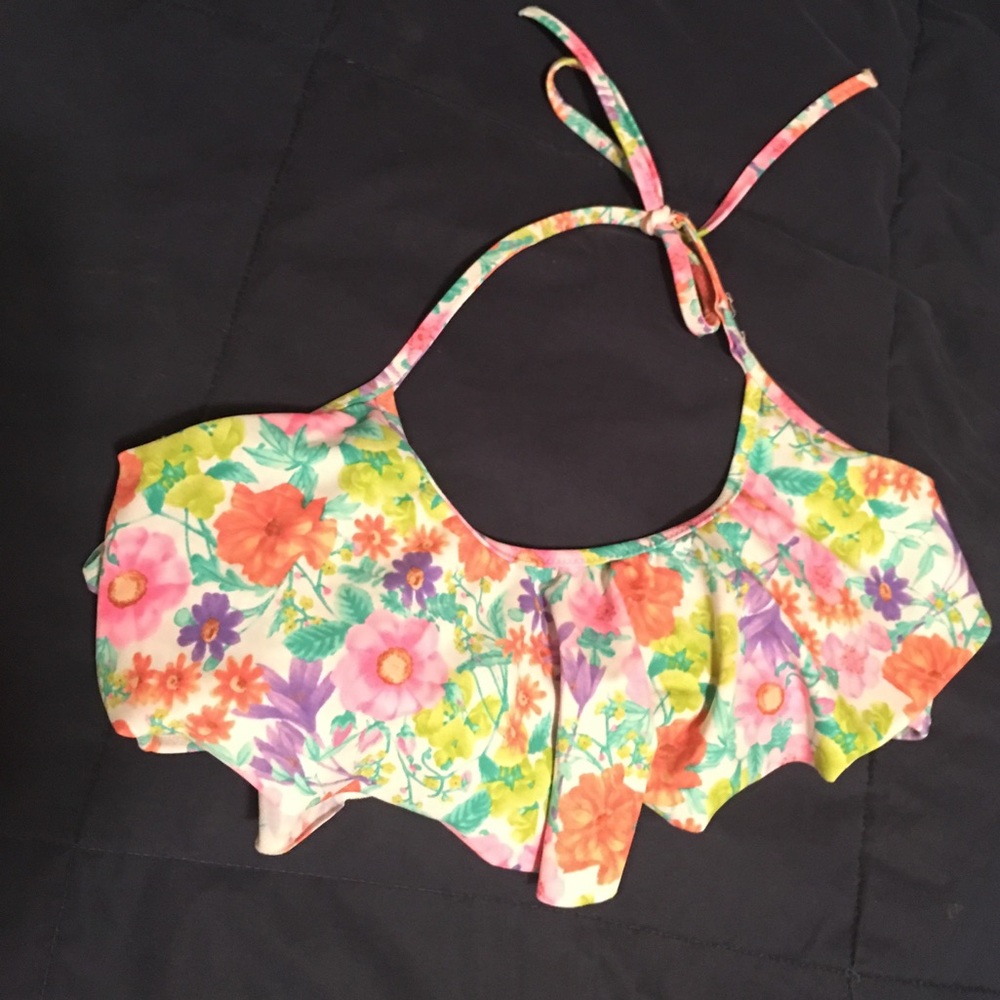VS Flounce Floral Swim Top