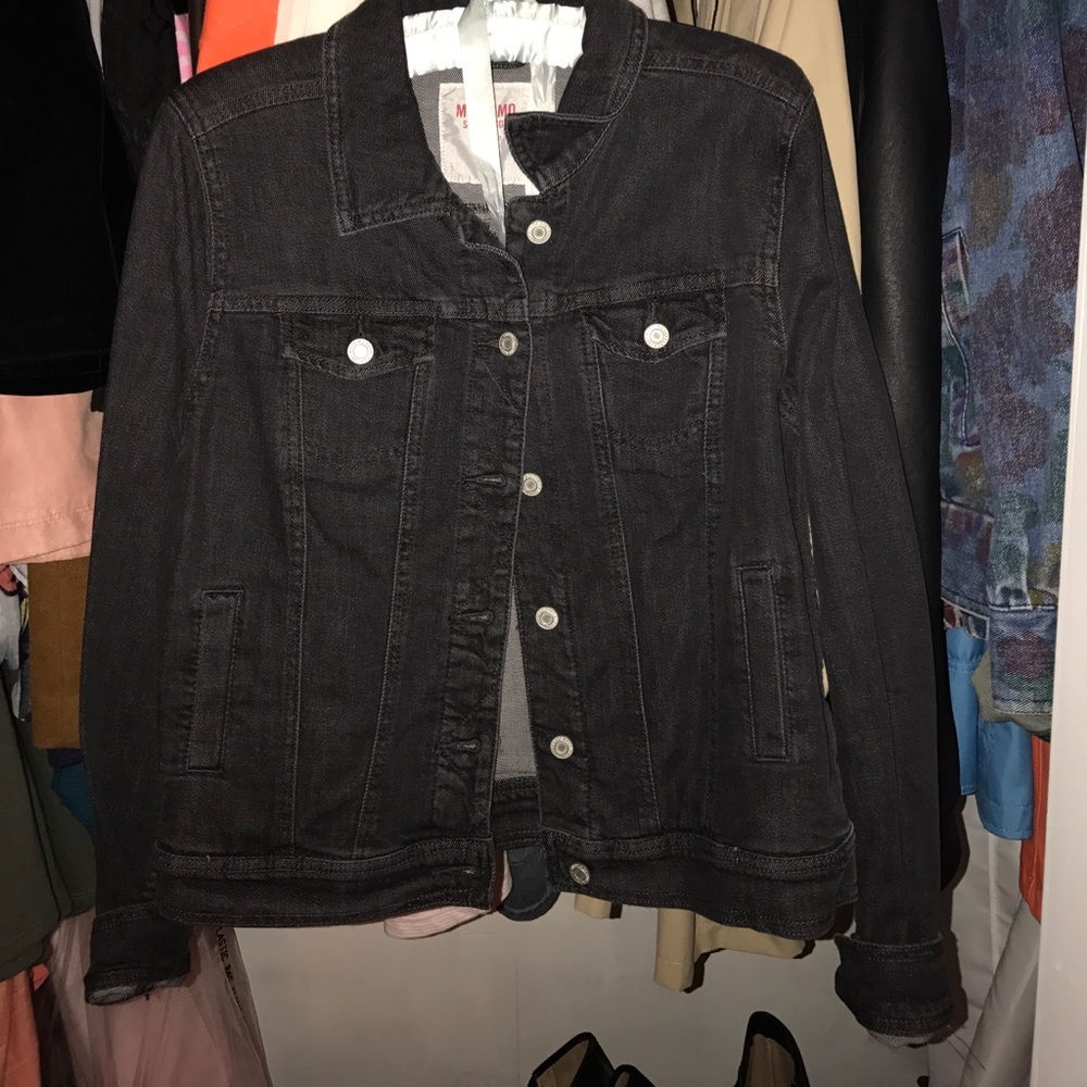 black denim jacket
