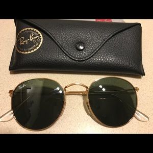 Ray-Ban Round Metal Sunglasses 50mm