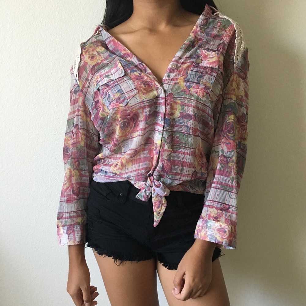 A button up blouse