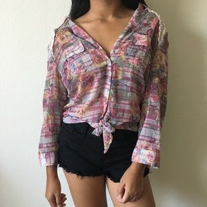 A button up blouse