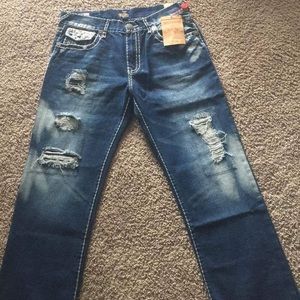 True religion jean and sweatsuit Jordan jacket