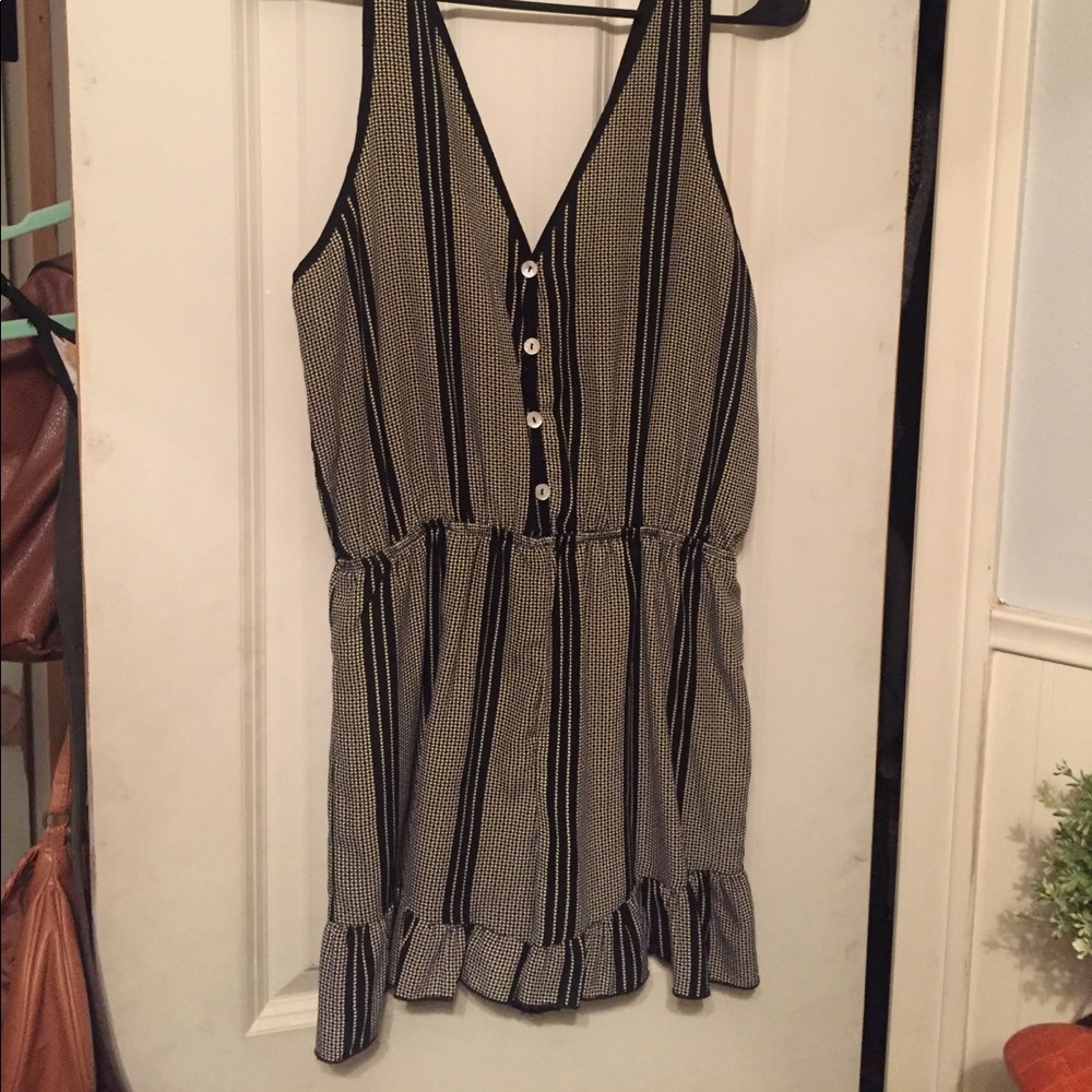 Ruffle Shorts Romper