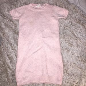 Never worn baby pink sweater dress