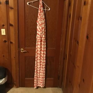 Halter/ strapless maxi dress