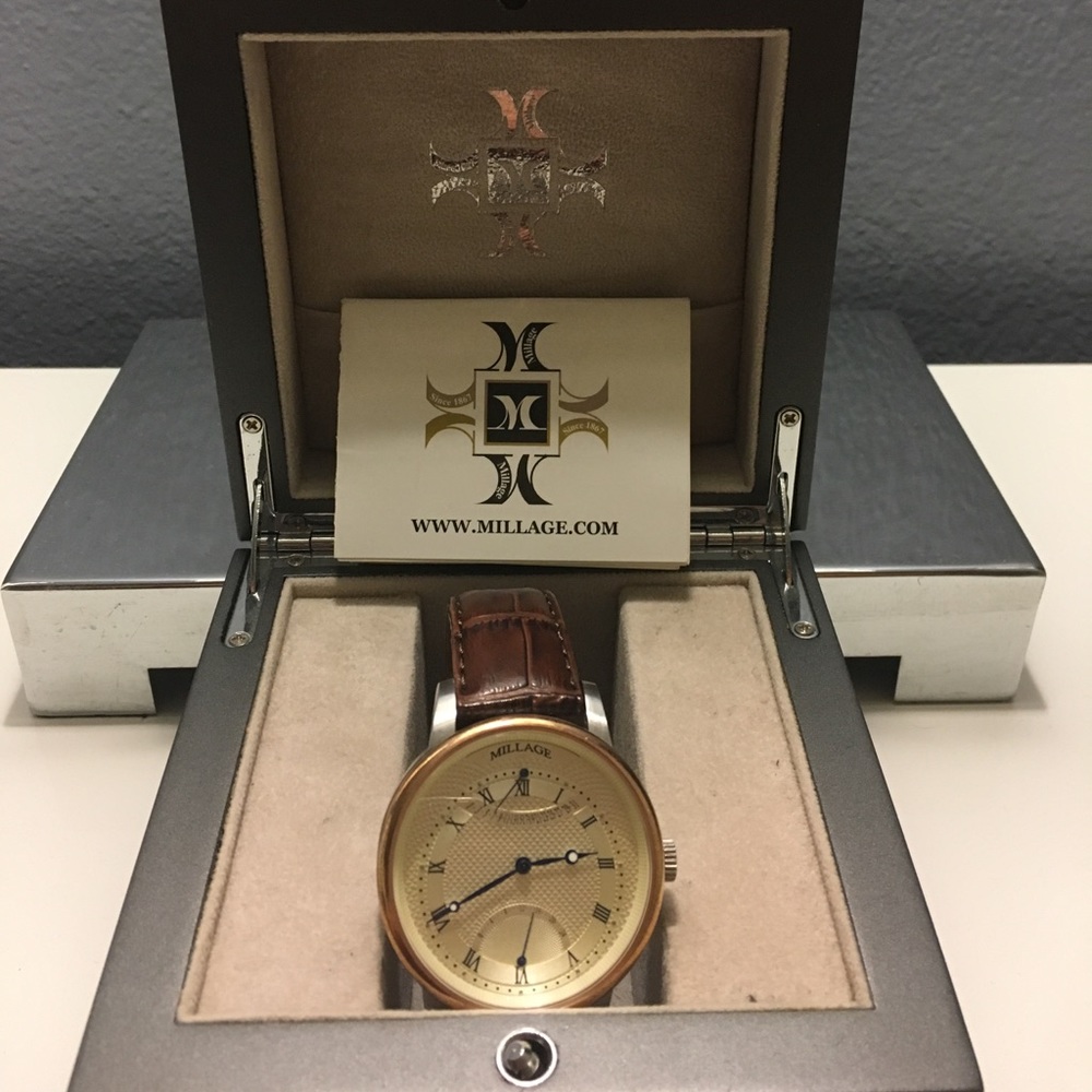 Millage Lexington Calendar Elite Gold on Gold.