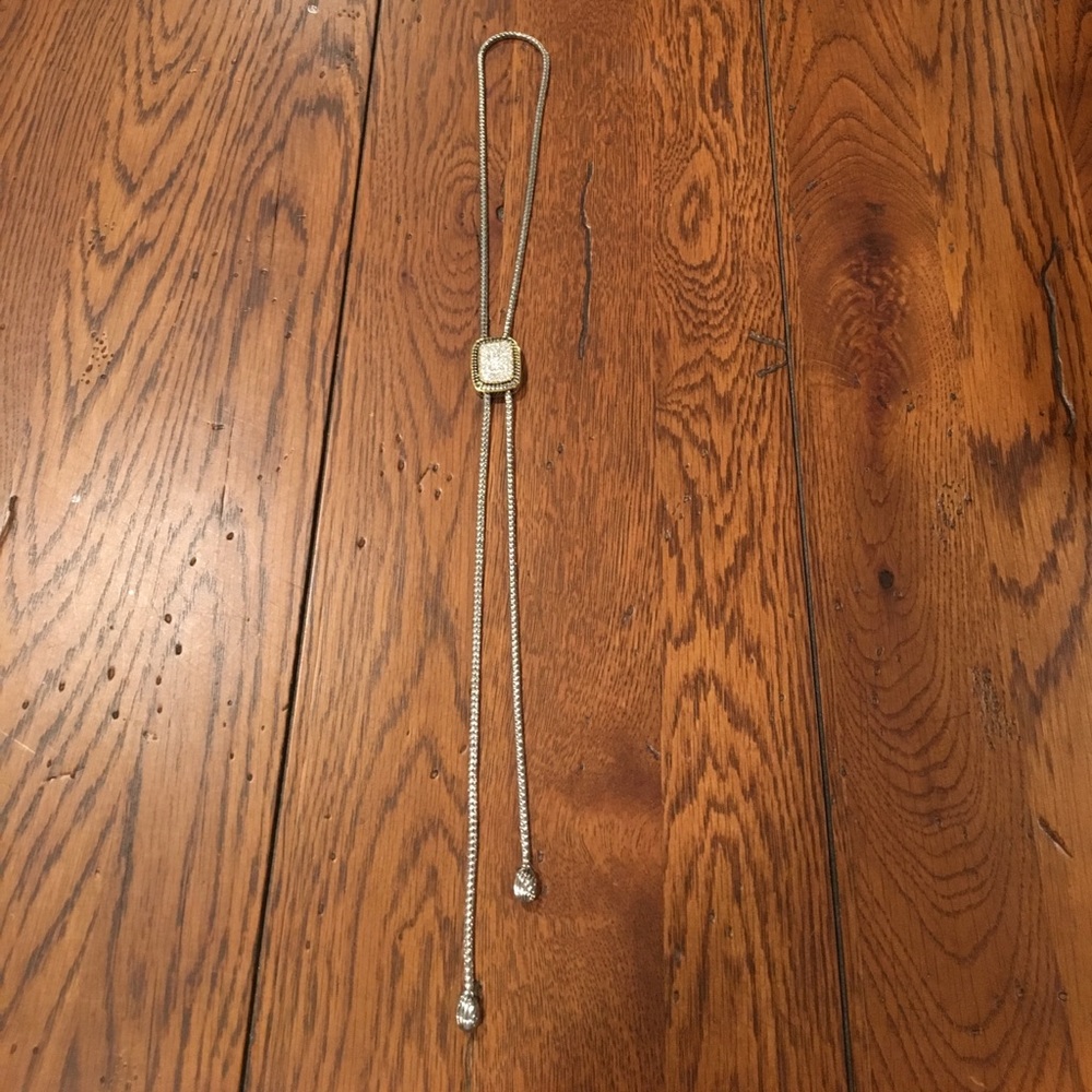 Silver Lariet Necklace