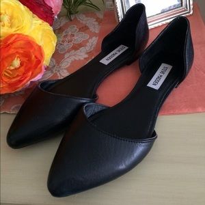 Steve Madden Black Flats 9