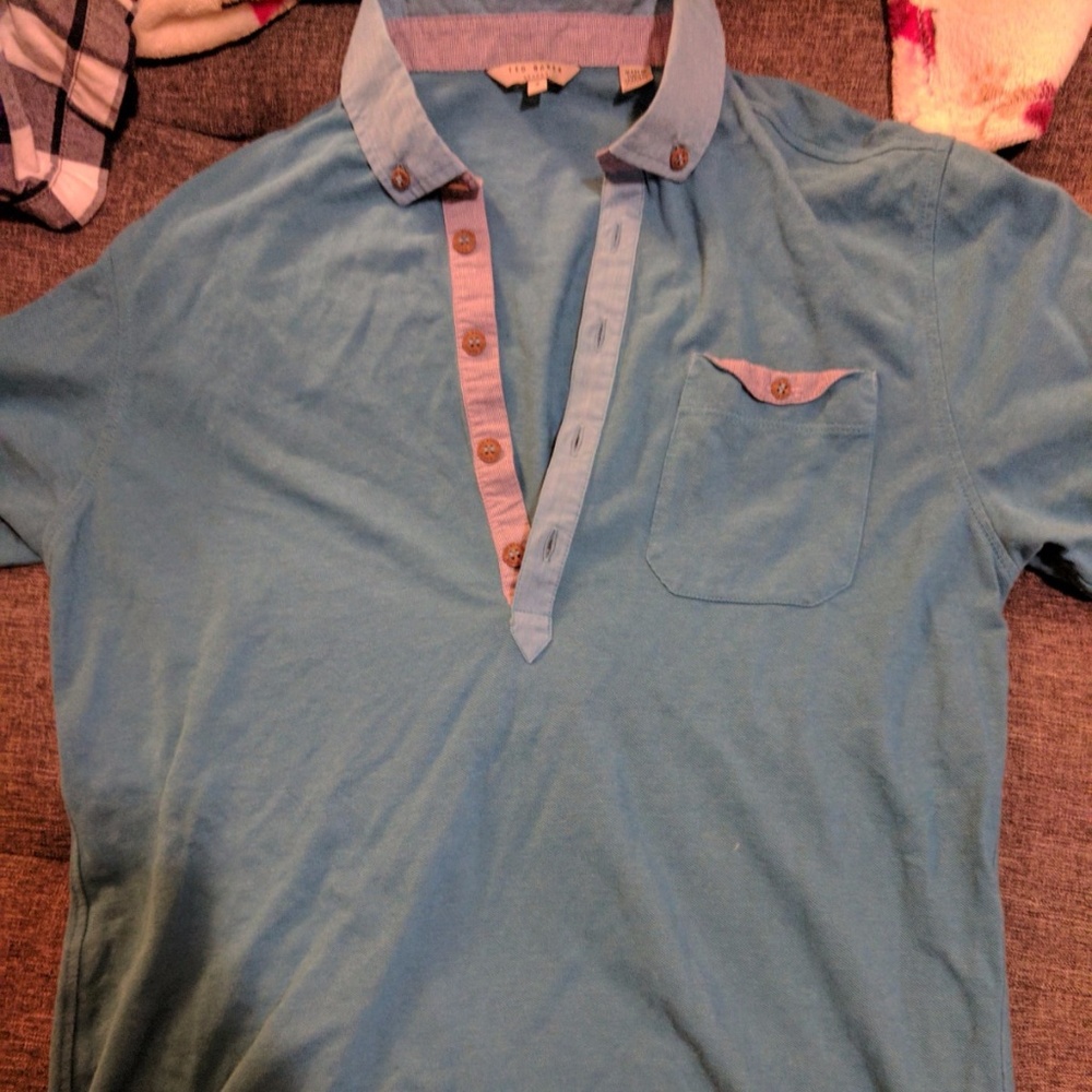 Ted Baker blue polo