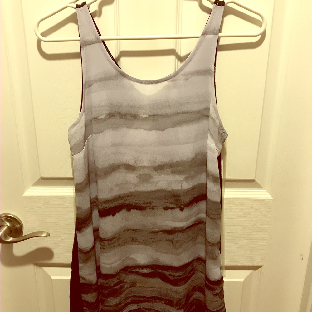 Tank top blk/gray
