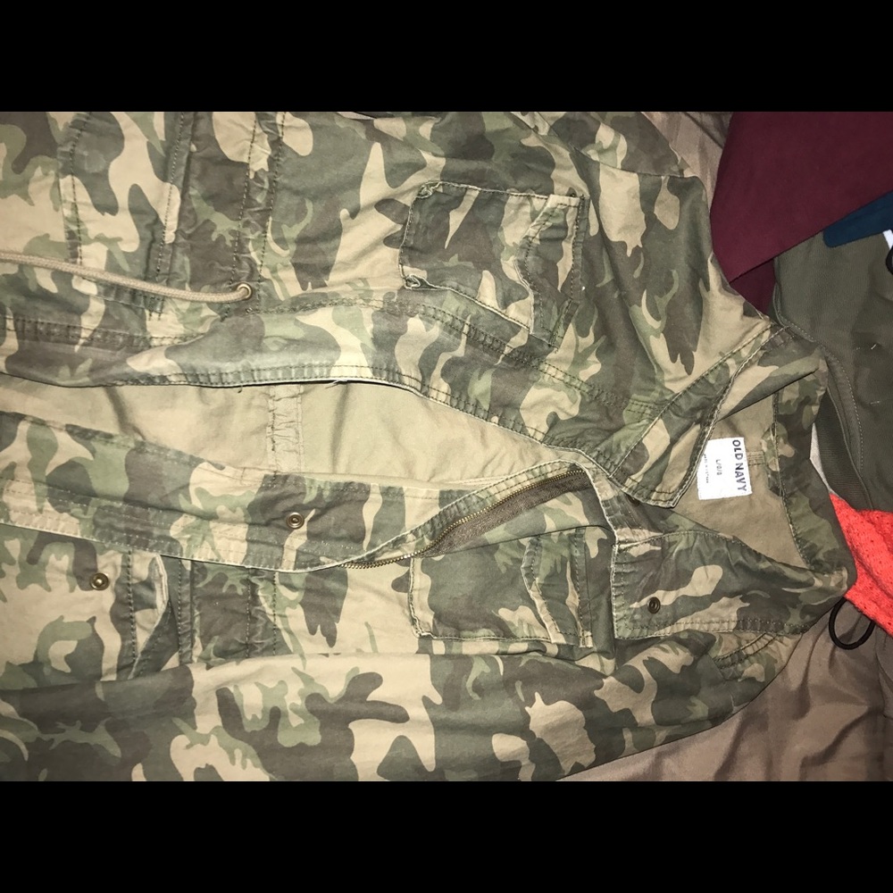 Old Navy Camouflage Utility Jacket