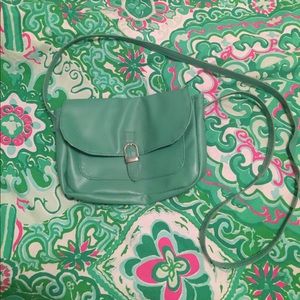 TEAL CROSS BODY BAG