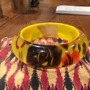 Lucite Bangle Bracelet