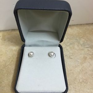 Cultured Pearl Stud Earrings