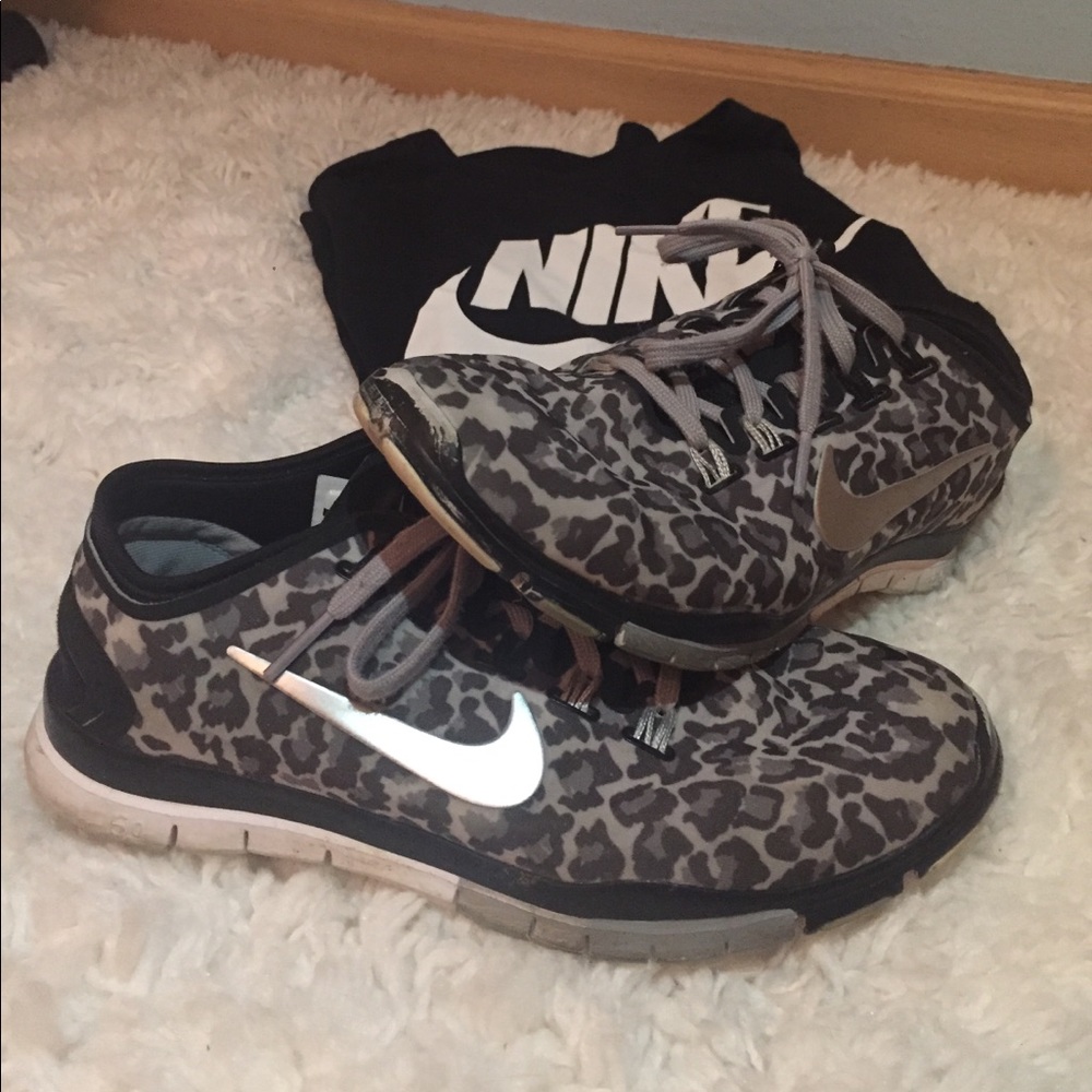 Nike shoes 5.0 cheetah print