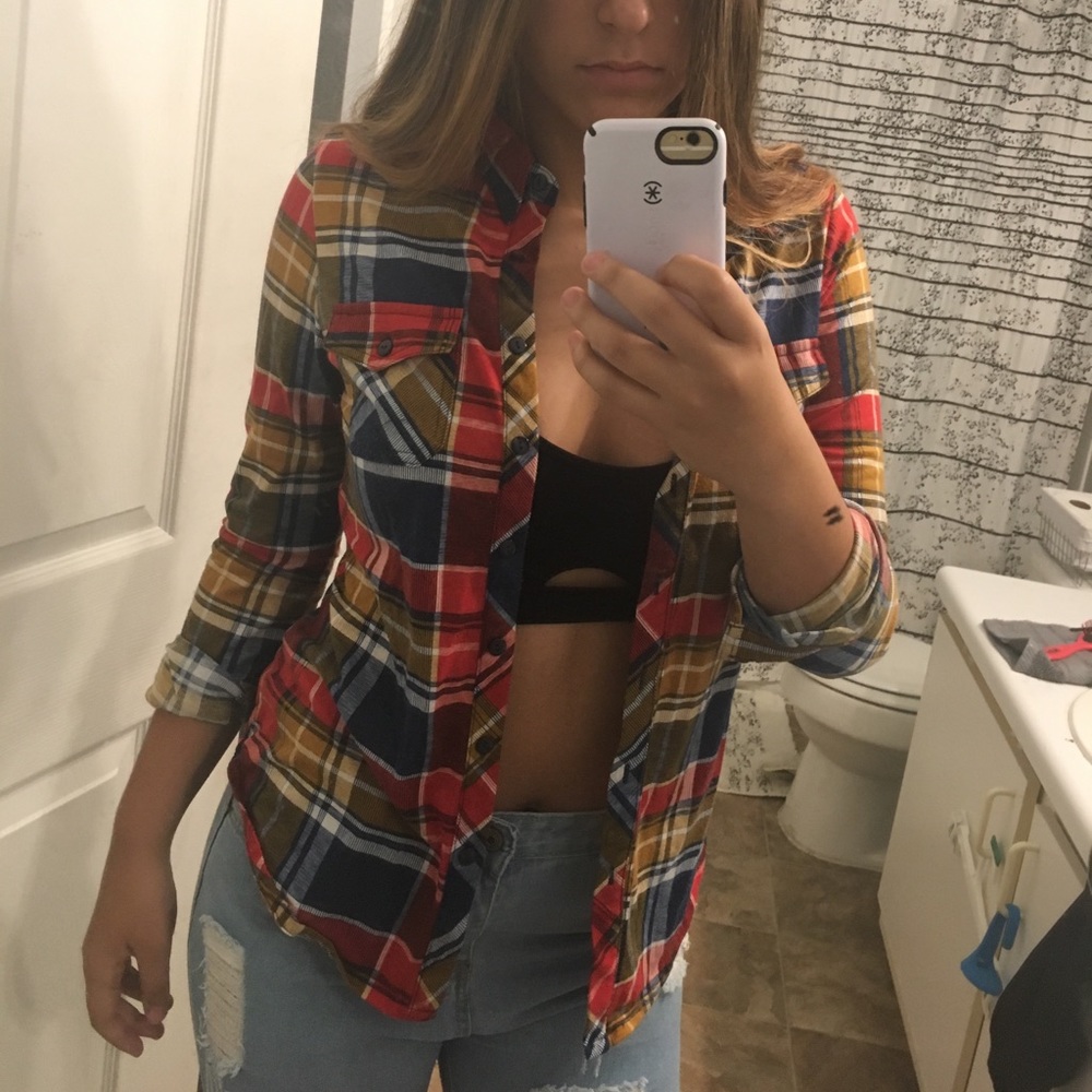 FLANNEL collared shirt