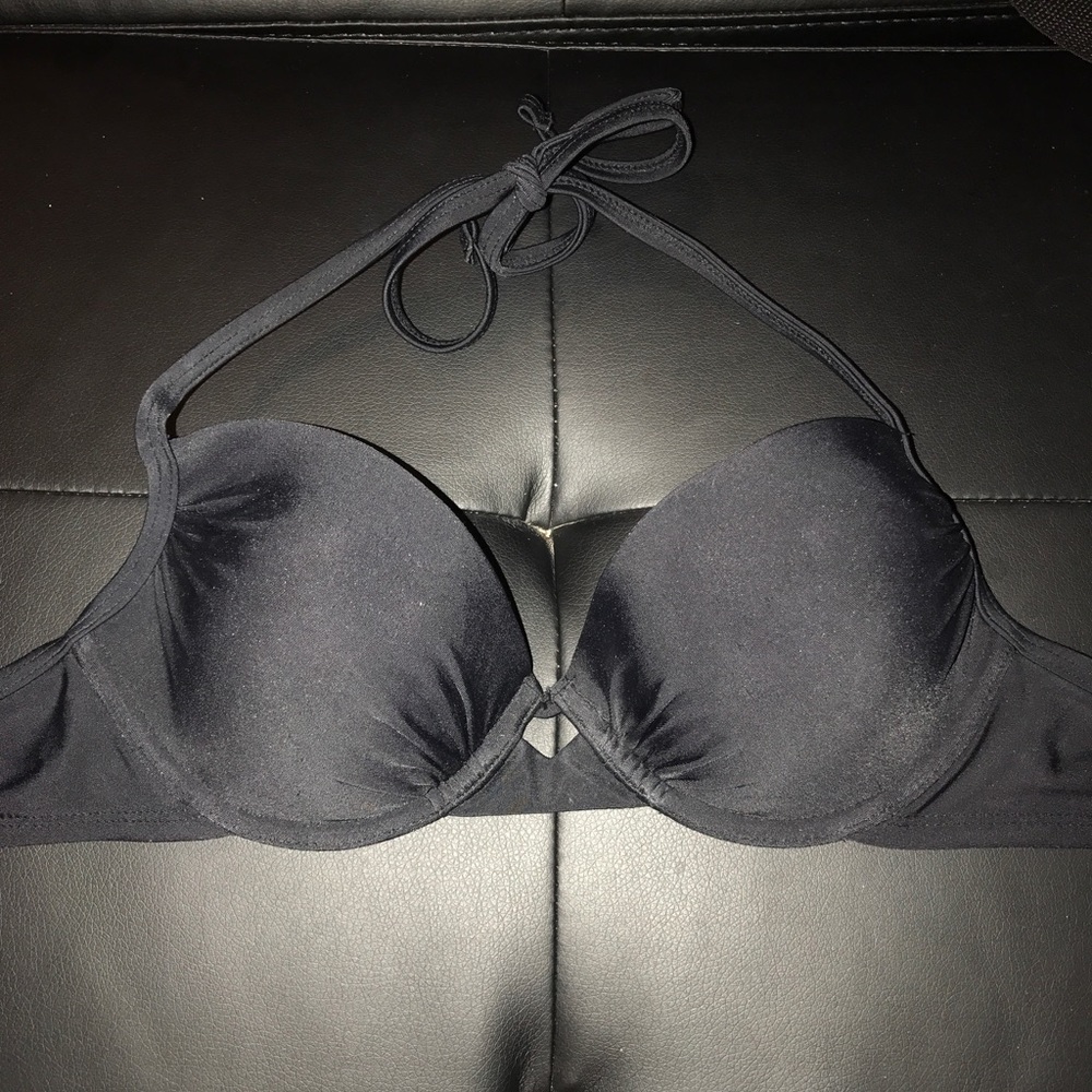 Black bathing suit top