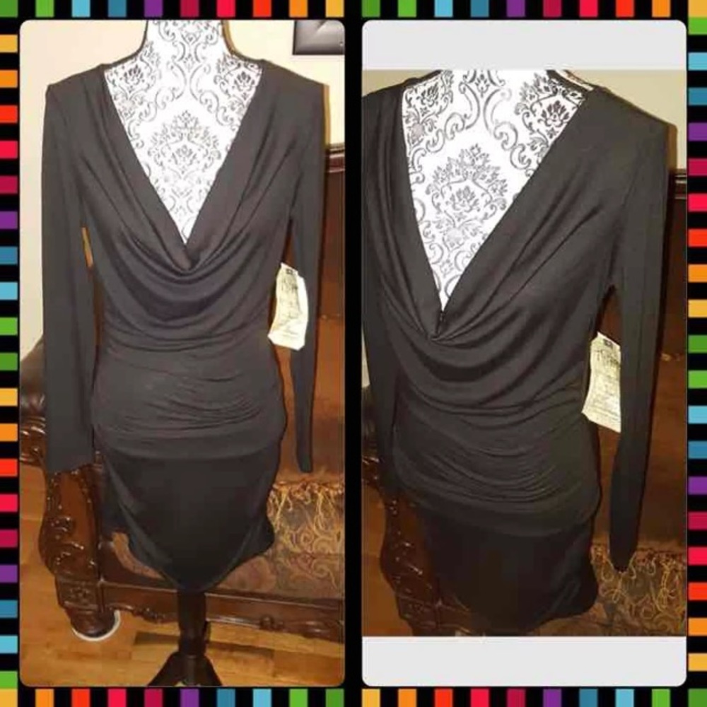 🎉NWT CHARLOTTE RUSSE Black  Body con dress🎉