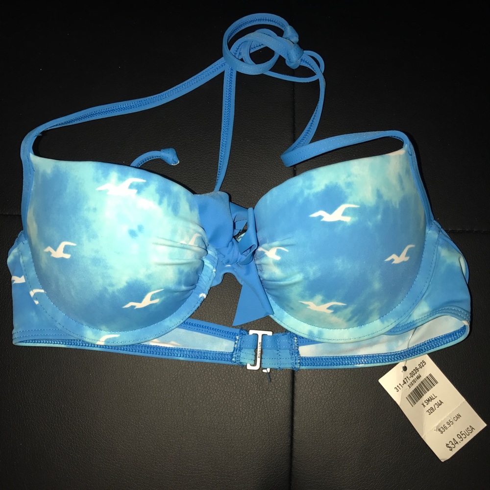 Blue swim top