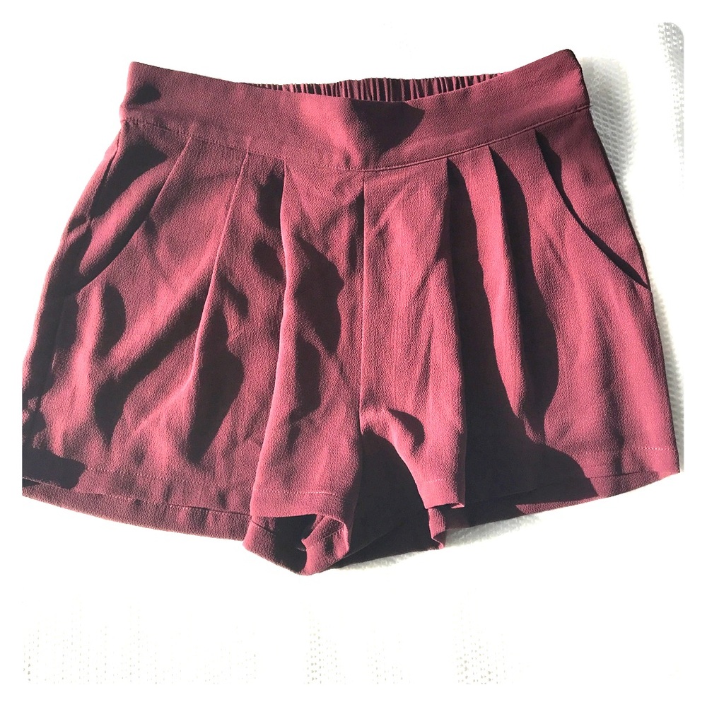 Pleated Shorts