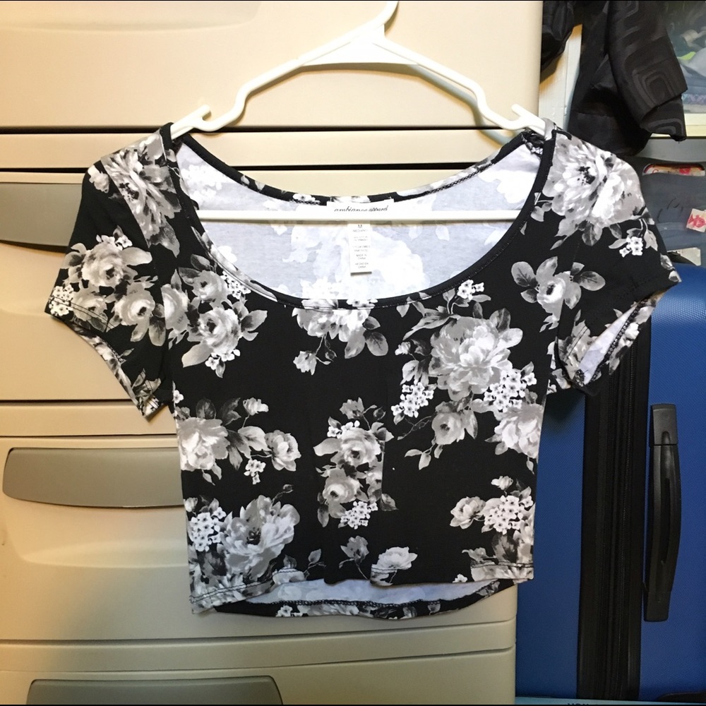 Floral crop top