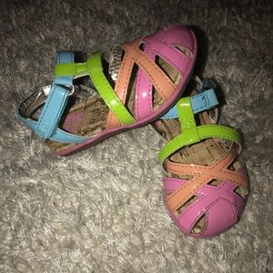 Colorful sandals