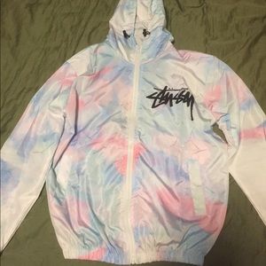 Stussy pastel raincoat. Unisex
