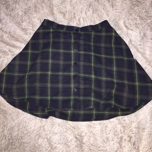 Plaid gypsy warrior skirt
