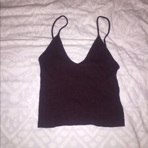 Brandy Melville ribbed crop tank