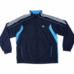ADIDAS CLIMAPROOF MEN NAVY BLUE WINDBREAKER