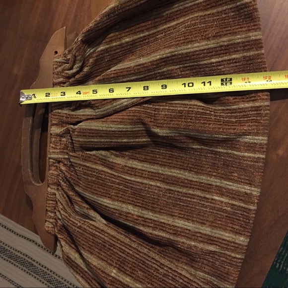 Vintage wooden handle corduroy clutch - Picture 7 of 8