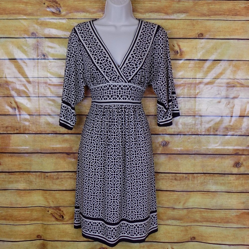 City Triangles Beautiful Black and White Dress Sm