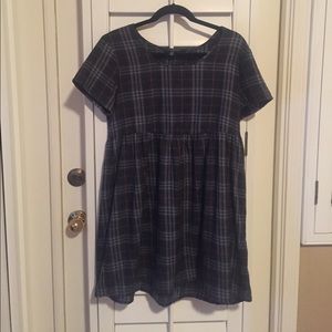 Urban Outfitters flannel babydoll dress