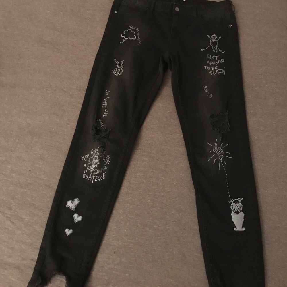 Women Zara dark Denim
