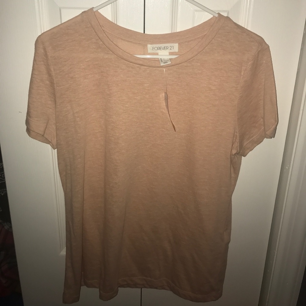 Forever 21 dark-peach colored t shirt