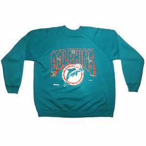 90s Vintage Miami Dolphins Crewneck - Large