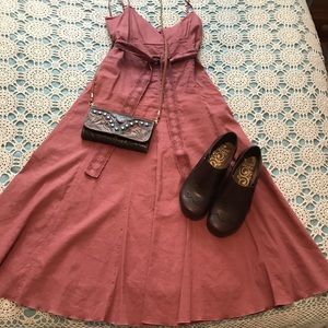 Sold on eBay Dusty rose linen dress