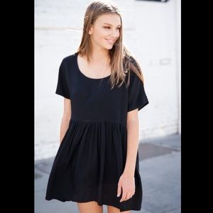 Brandy Melville black babydoll dress