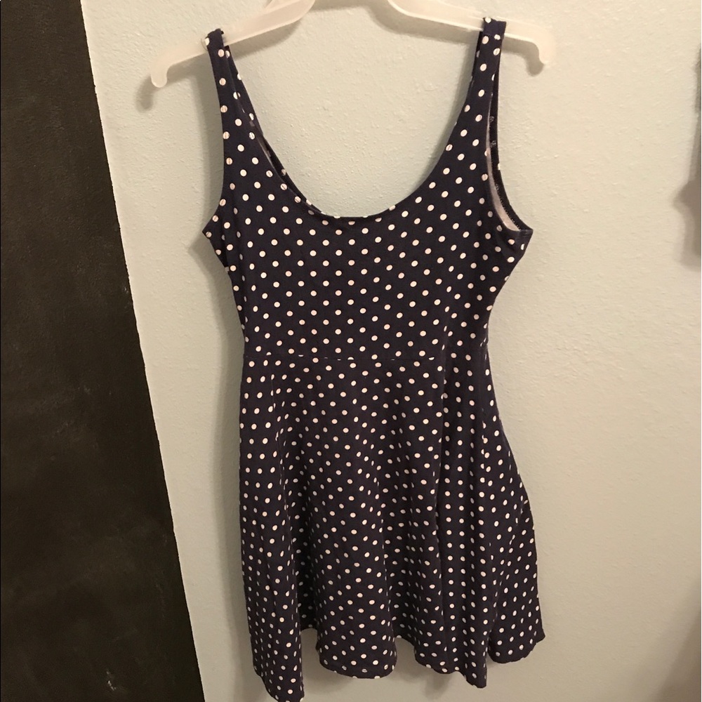 Blue Polka Dot Dress